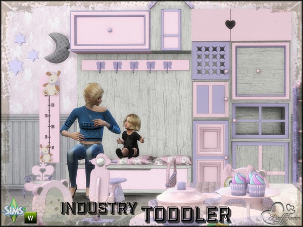  The Sims Resource: Toddler Room Industry by BuffSumm