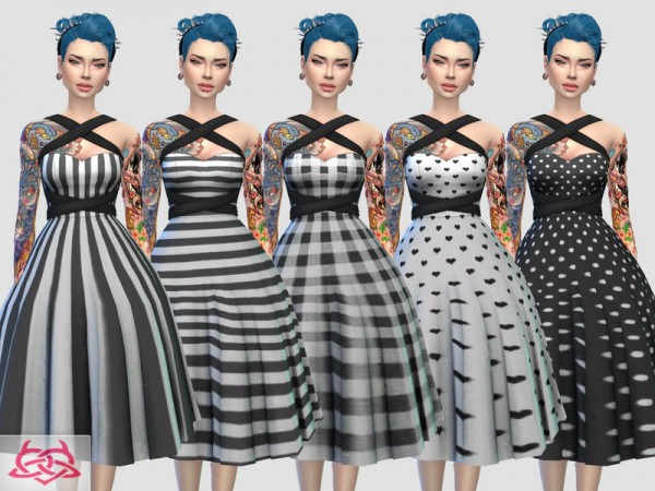  The Sims Resource: Rossana dress recolor 3 by Colores Urbanos