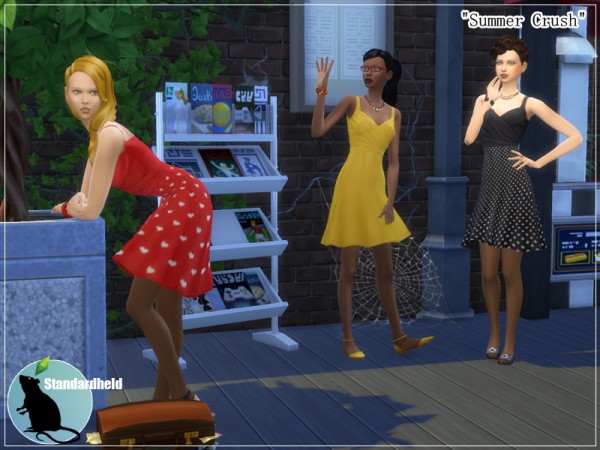  Simsworkshop: Summer Crush dress recolor by Standardheld
