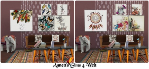  Annett`s Sims 4 Welt: 40 Modern Art Paintings   Part 2