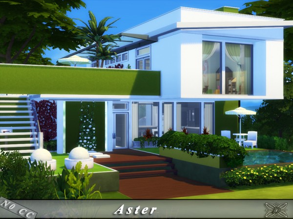  The Sims Resource: Aster house by Danuta720