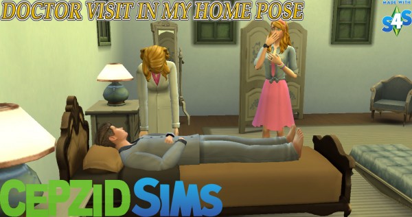  Simsworkshop: Doctor Visit In My Home poses by cepzid