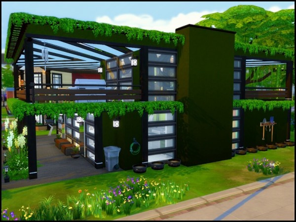  The Sims Resource: Greenish house by sparky