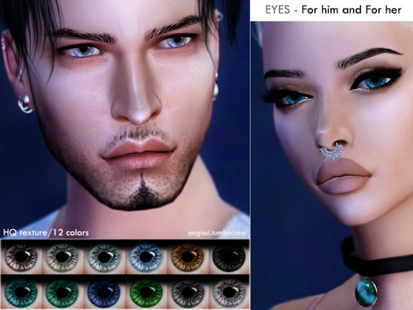  The Sims Resource: EYES   For him and For her by ANGISSI