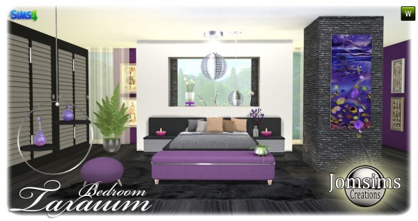  Jom Sims Creations: Taxaium bedroom