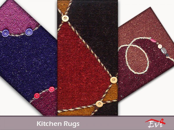  The Sims Resource: Kitchen and door mats by evi