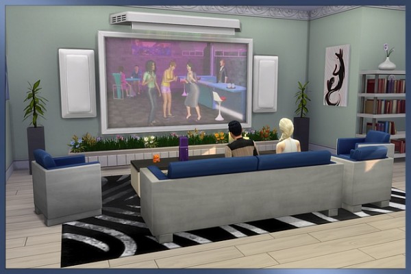  Blackys Sims 4 Zoo: Valeria livingroom