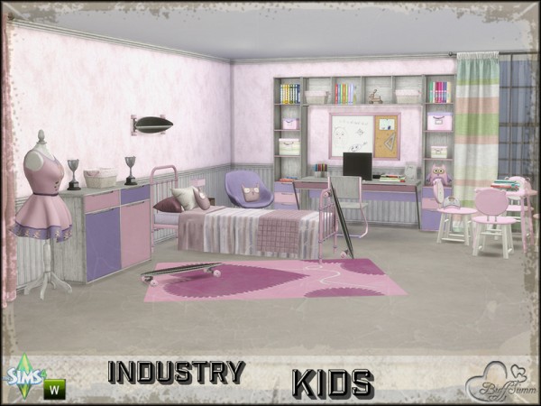  The Sims Resource: Kids Room Industry by BuffSumm