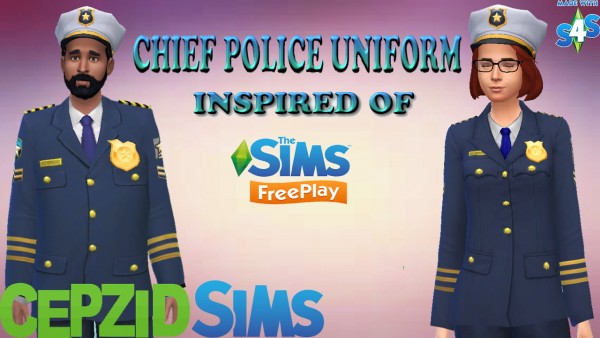  Simsworkshop: Chief police uniform by cepzid