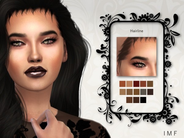  The Sims Resource: Hairline N.01 by IzzieMcFire