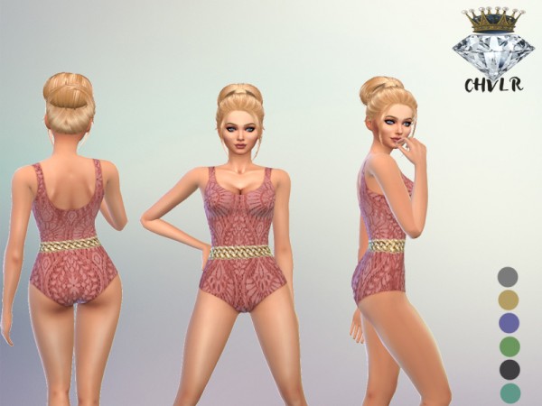  The Sims Resource: Lace Swimwear by MadameChvlr