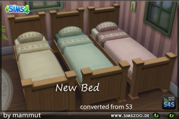  Blackys Sims 4 Zoo: Single bed Country by mammut