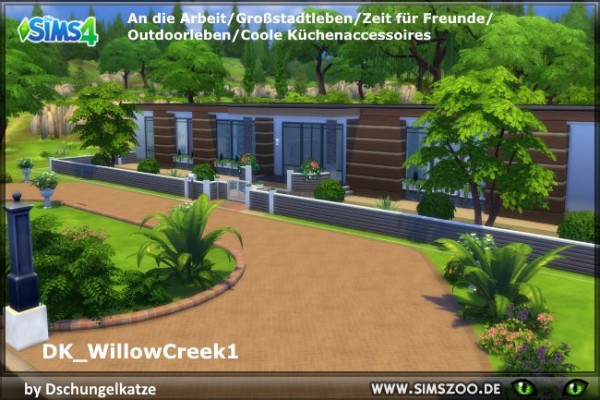  Blackys Sims 4 Zoo: Willow Creek 1 by Dschungelkatze