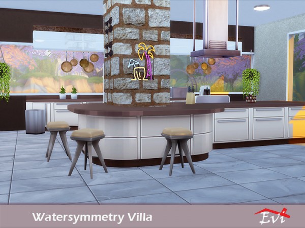  The Sims Resource: Watersymmetry villa by evi