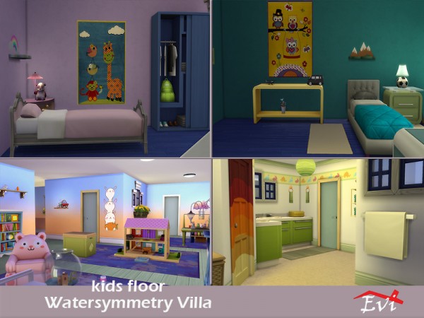  The Sims Resource: Watersymmetry villa by evi