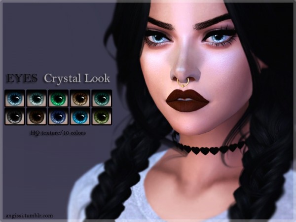  The Sims Resource: EYES   Crystal Look by ANGISSI
