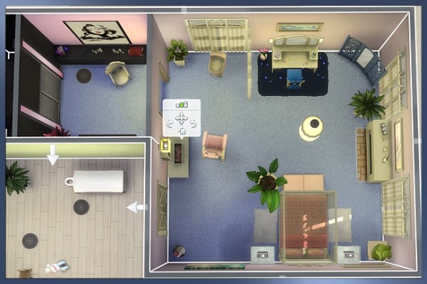  Blackys Sims 4 Zoo: Valeria bedroom