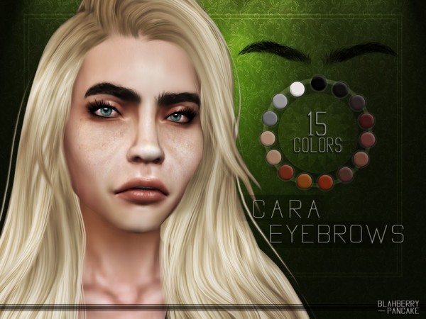  The Sims Resource: BlahberryPancake   Cara Eyebrows