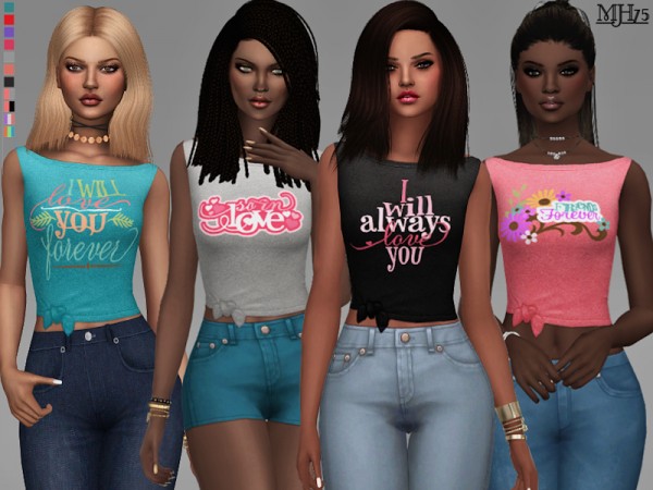  The Sims Resource: Love Summer Tops by Margeh 75