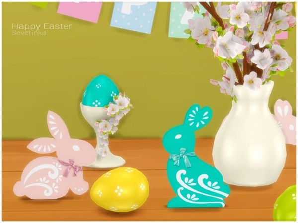  The Sims Resource: Happy Easter decor by Severinka