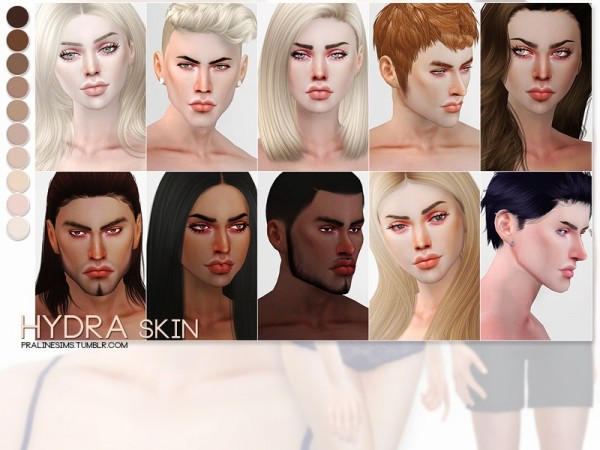  The Sims Resource: Hydra Skin by Pralinesims
