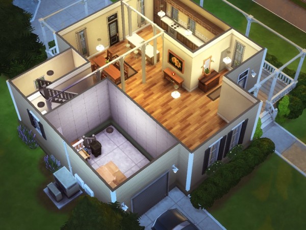  The Sims Resource: Spring Breeze House   NO CC! by melcastro91