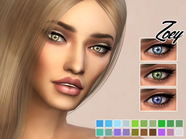  The Sims Resource: Zoey Eyes by Kitty.Meow
