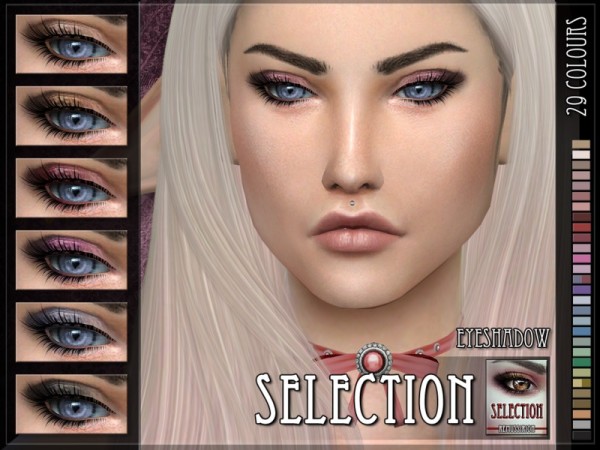  The Sims Resource: Selection Eyeshadow by RemusSirion
