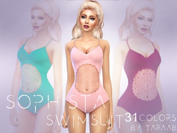  The Sims Resource: Sophista Swimswuit by taraab