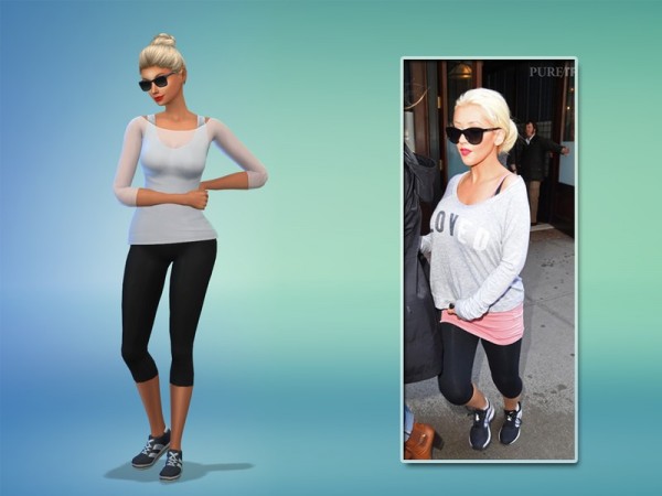  The Sims Resource: Christina Aguilera by sand y