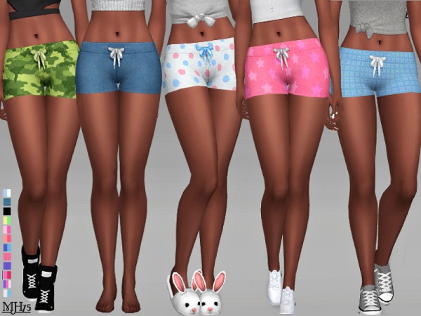  The Sims Resource: Cool Pyjama Shorts by Margeh 75