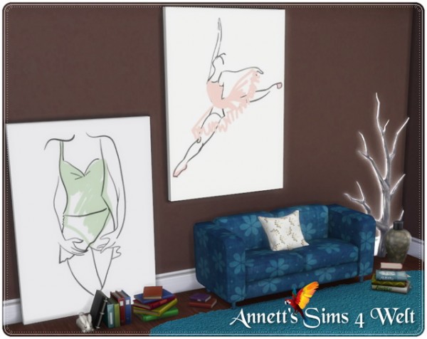  Annett`s Sims 4 Welt: Dancer paintings