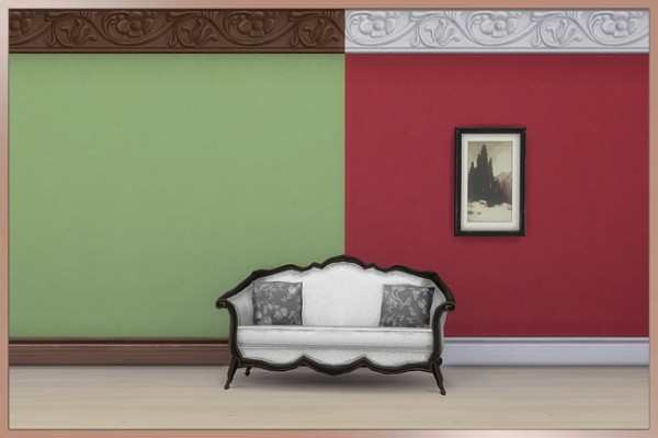  Blackys Sims 4 Zoo: Wall covering Pure enthusiasm by Cappu