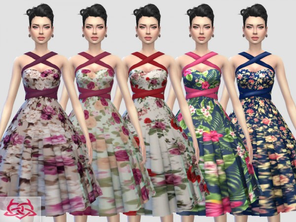  The Sims Resource: Rossana dress recolor 2 by Colores Urbanos