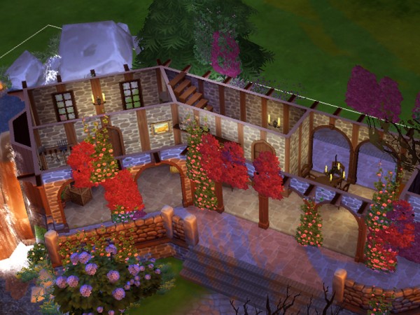  The Sims Resource: Fairyhut Cabin   NO CC! by melcastro91
