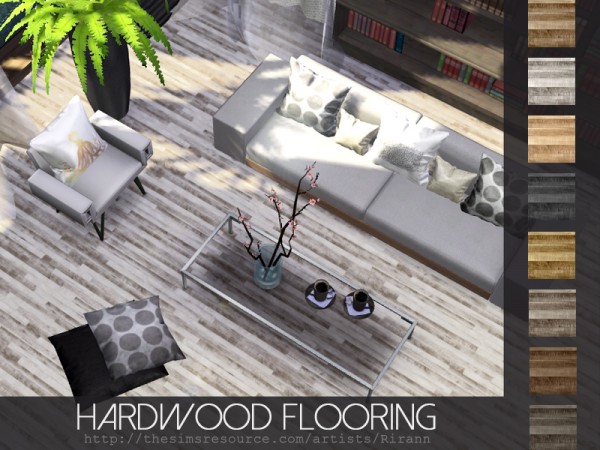 The Sims Resource: Hardwood Flooring by Rirann