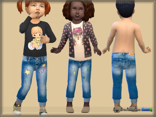  The Sims Resource: Pants Denim by bukovka
