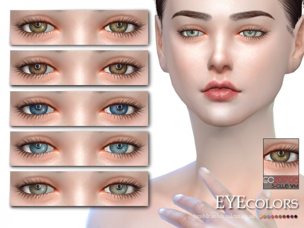  The Sims Resource: Eyecolors 201706 by S Club