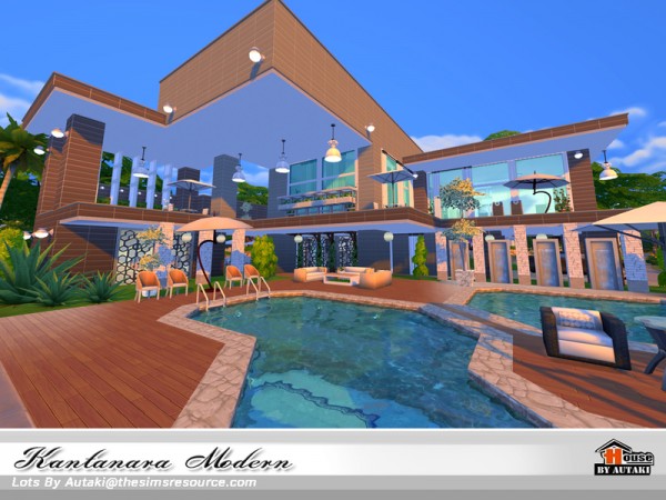  The Sims Resource: Kantanara Modern house by autaki