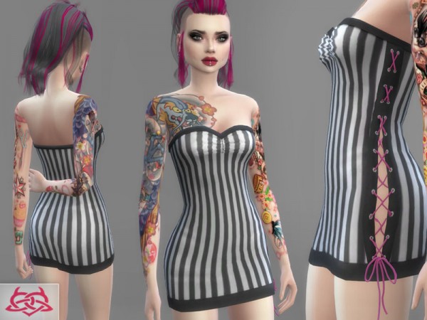  The Sims Resource: Mini dress 4 by Colores Urbanos