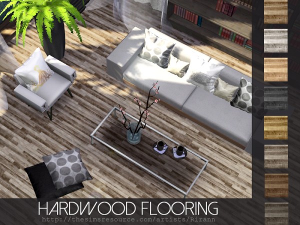  The Sims Resource: Hardwood Flooring by Rirann