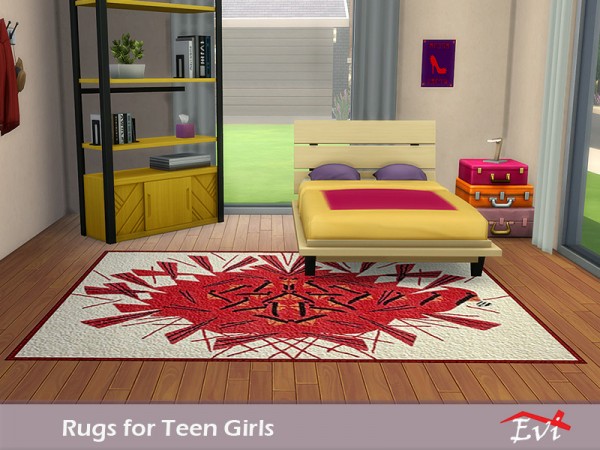  The Sims Resource: Rugs for Teen Girls by evi