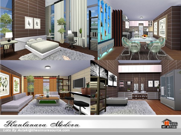  The Sims Resource: Kantanara Modern house by autaki