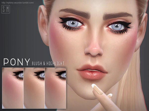  The Sims Resource: Pony    Blush And Highligh by Screaming Mustard