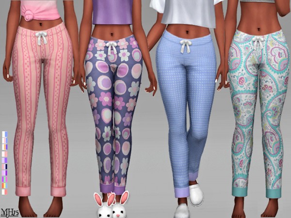 The Sims Resource: Winks Pyjama Bottoms by Margeh 75