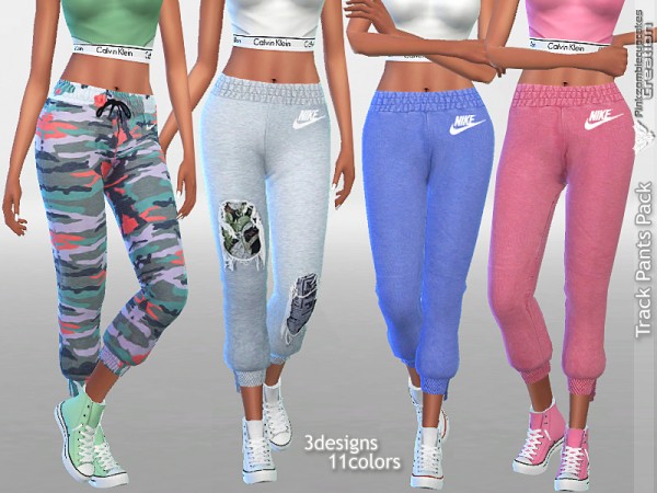  The Sims Resource: Track Pants Pack by Pinkzombiecupcakes
