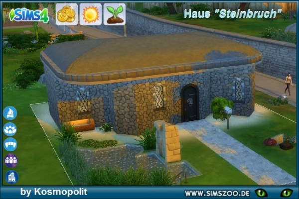  Blackys Sims 4 Zoo: Stone break house by Kosmopolit