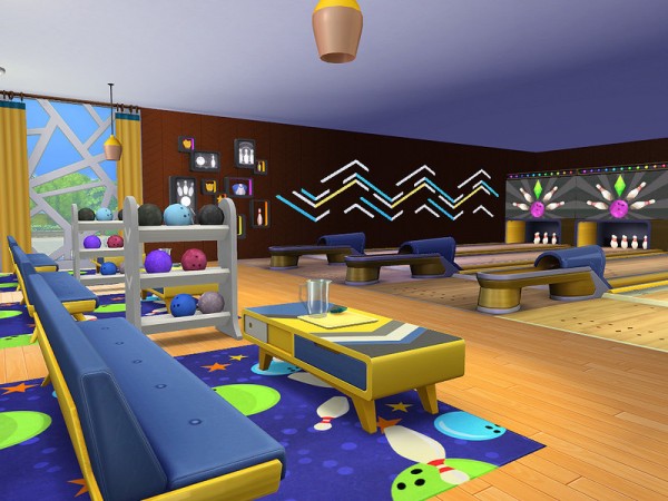  The Sims Resource: Pauanui Bowling Alley by sharon337