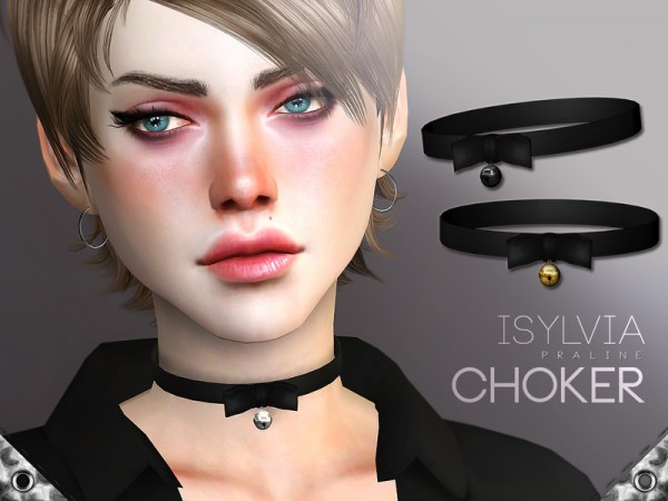  The Sims Resource: Isylvia Choker by Pralinesims