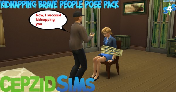  Simsworkshop: Kidnapping Brave People Pose by cepzid